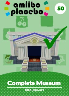 Amiibo Placebo Card: Complete Museum