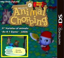 Animal Chopping: New Beef - Animal Crossing parody game